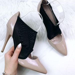 Colin Stuart🖤Nude & Mesh heels